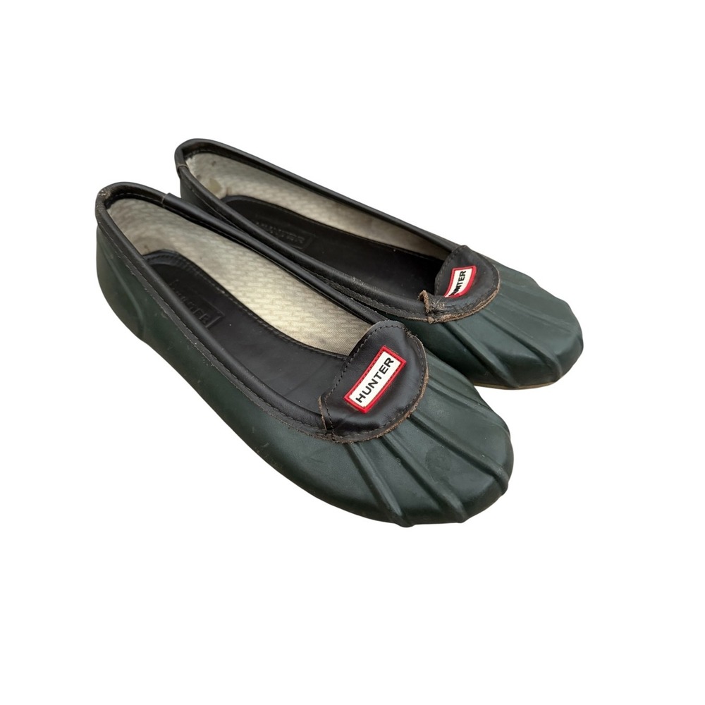 Hunter Original Ballet Flats Women's 7 Rain Waterproof Garden Shoes